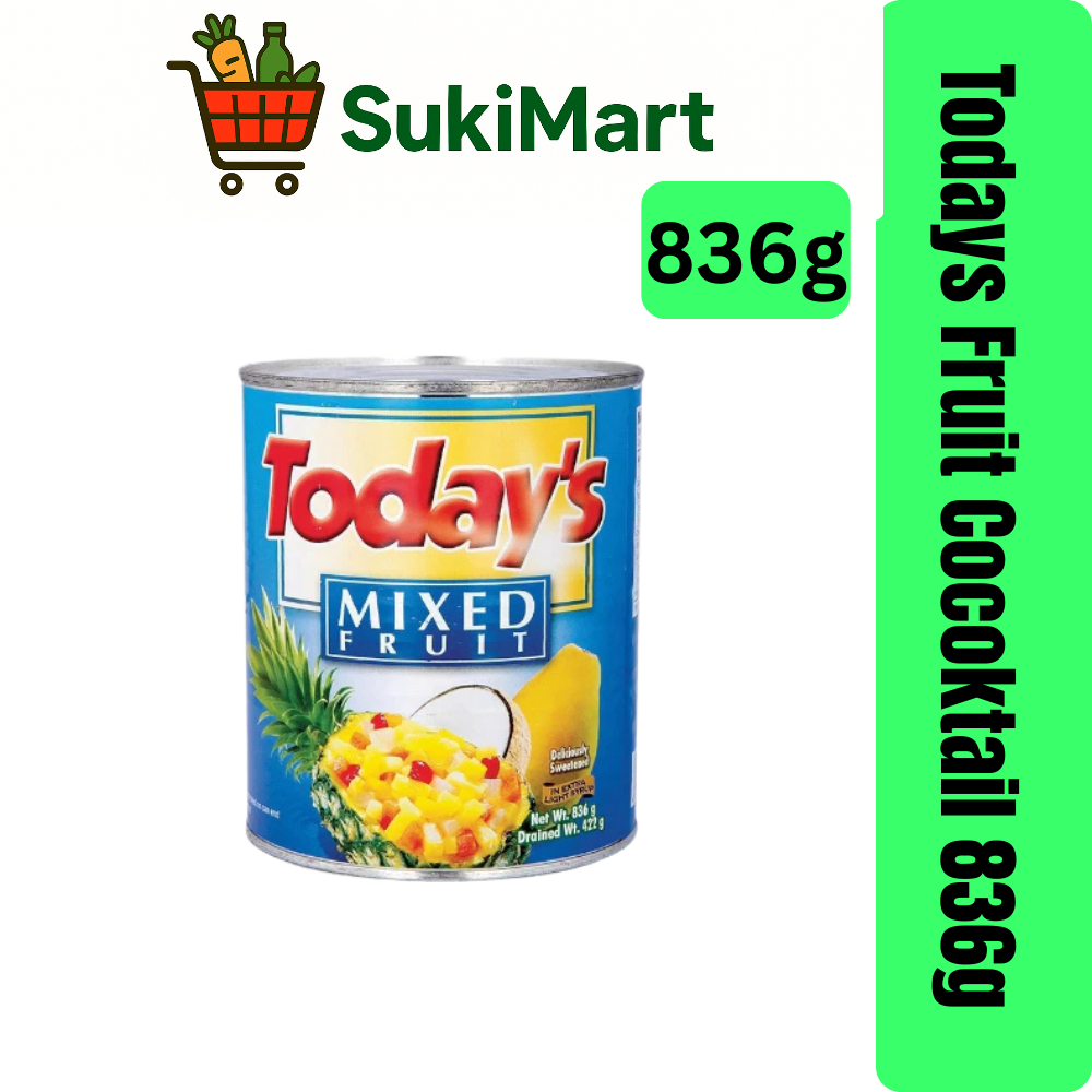 Today’s Mixed Fruits / Cocktail in Syrup – 836g | Shopee Philippines