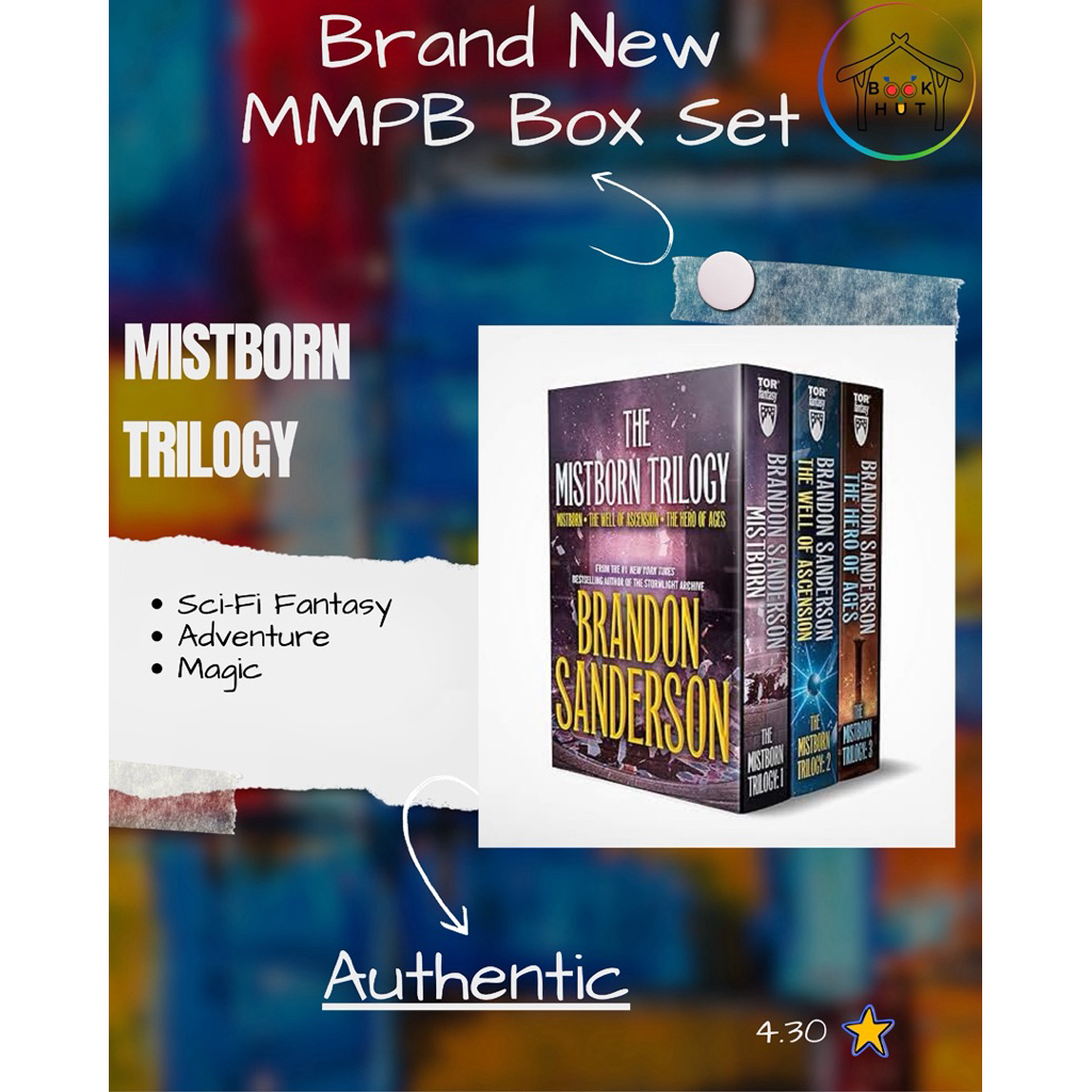 Mistborn Trilogy MMPB Box Set - Brandon Sanderson | Shopee Philippines