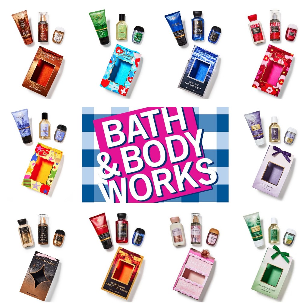 Bath and body works gift set body care travel size BBW USA | Shopee ...