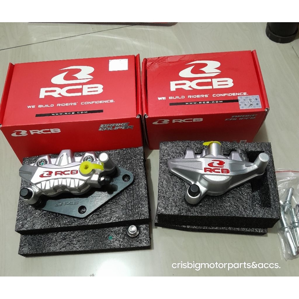 RCB CALIPER S26 SERIES FRONT & E-45 SERIES REAR FOR SNIPER 150/155 ...