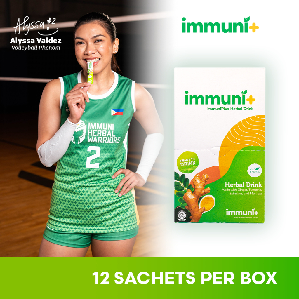 ImmuniPlus Herbal Drink (Immuni+) | 12 Sachets x 12mL | Relief for ...