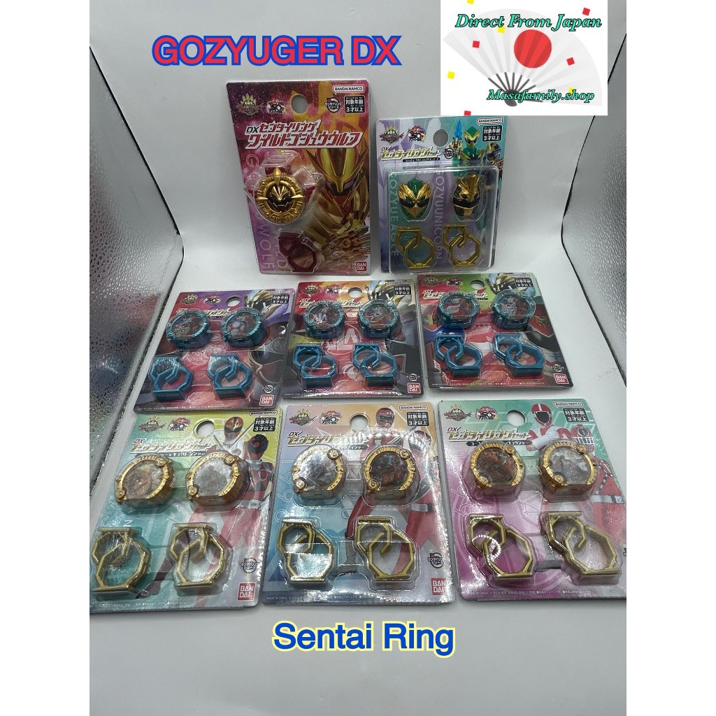 Bandai DX Sentai Ring Set Gozyuger GoGoFive Zyuranger ToQger Kiramager ...