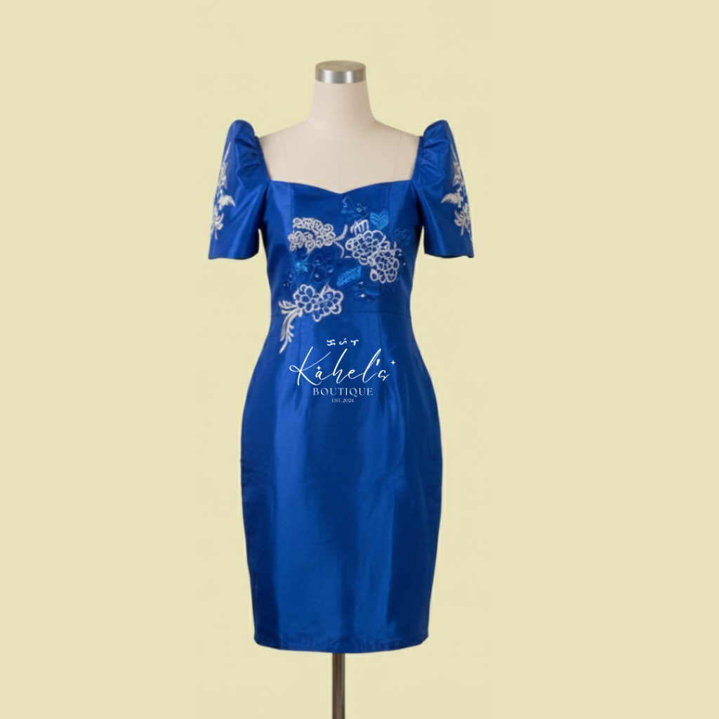 Modern Filipiniana Dress | Kahel's Boutique | Shopee Philippines