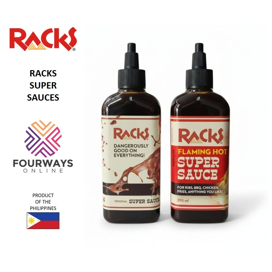 Racks Super Sauce 290ml (Original / Flaming Hot) | Shopee Philippines