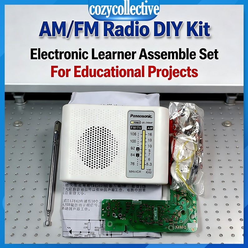 Electronic Learner Radio DIY Kit AM FM Radio Kit Electronic Assemble ...