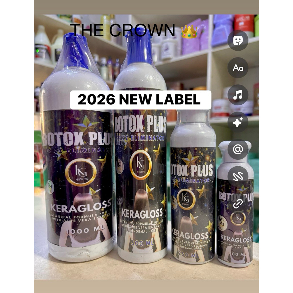 ORIGINAL KERA GLOSS Botox Brazilian 250ml 500ml and 1L NEW LABEL 2026 ...