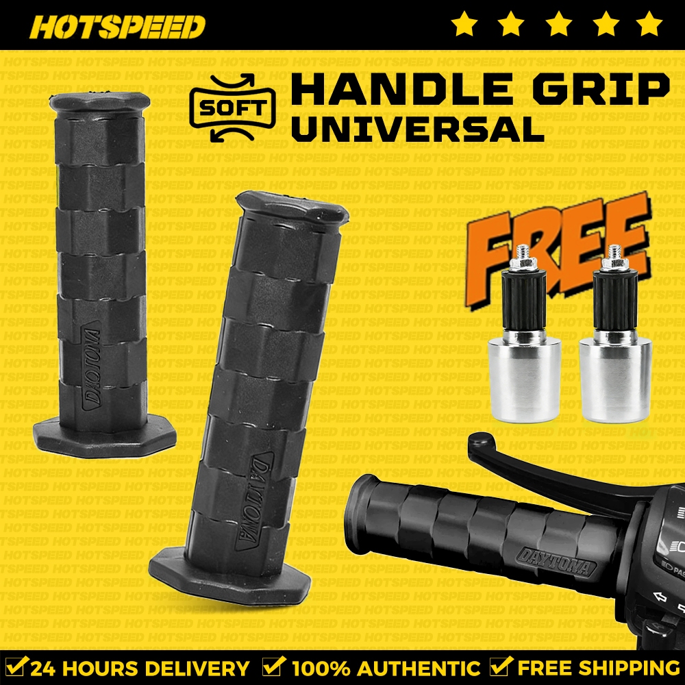 HOTSPEED Handle Grip Motorcycle Octagon Handle Grip with CNC Bar End ...