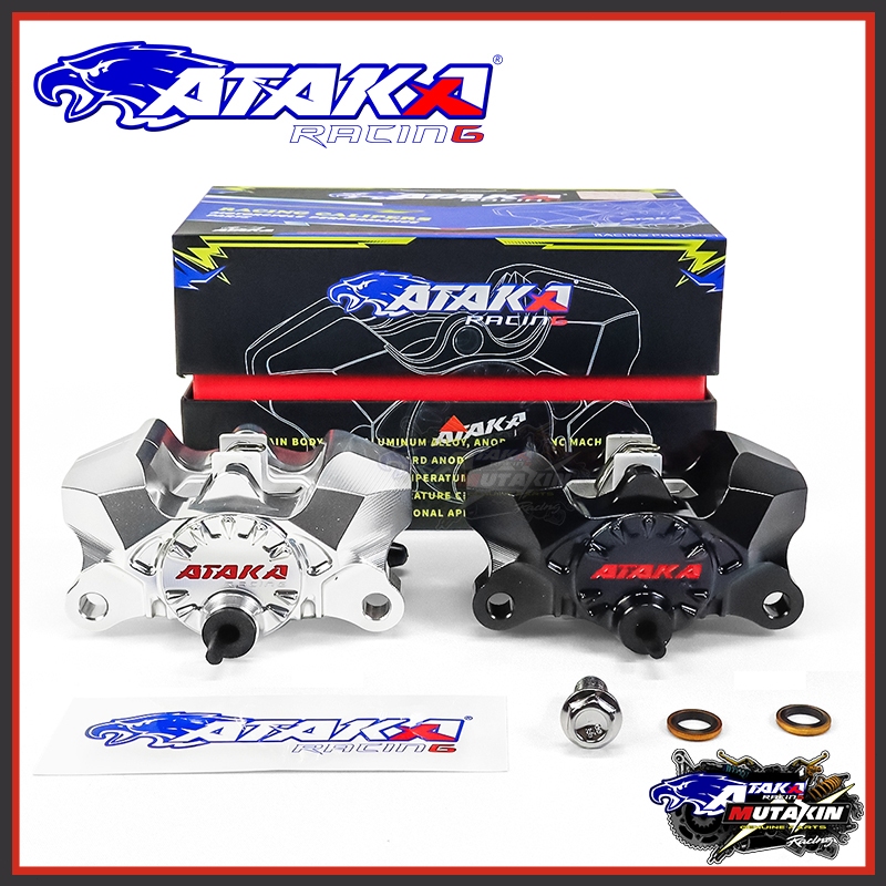 ATAKA Racing CNC Front /Rear Caliper 2 Pots Universal | Shopee Philippines