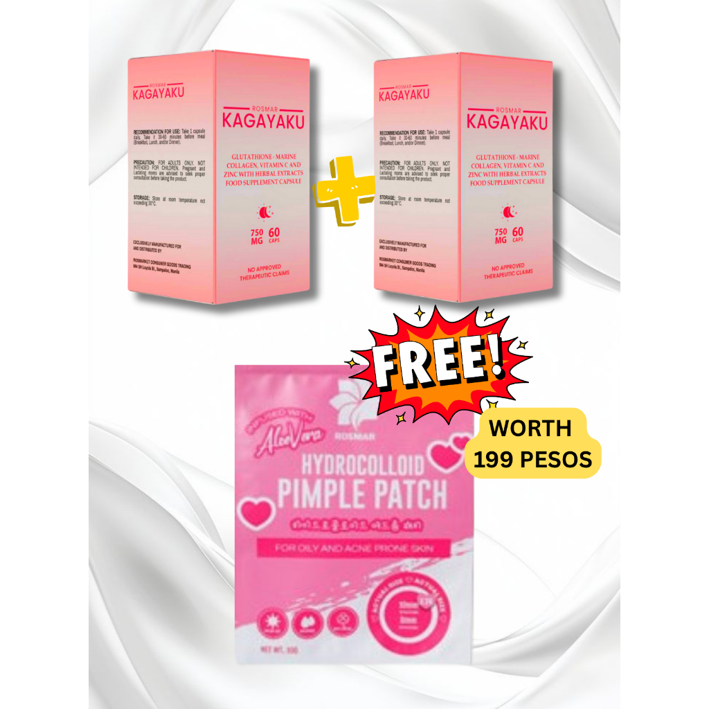 ROSMAR KAGAYAKU CAPSULES GLUTATHIONE AND COLLAGEN FOR WHITENING AND  SLIMMING