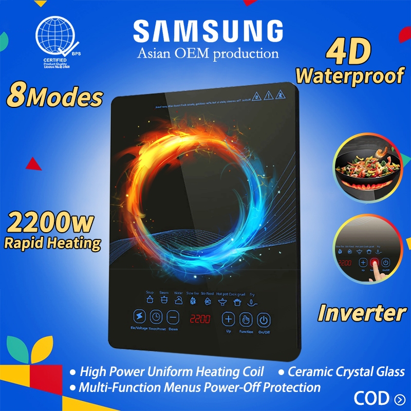 Multifunction Induction Inverter Cooker 2200W Induction Stove With ...