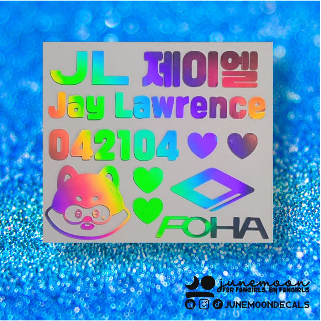 Bias Decal sticker : AHOF with Character Design | Shopee Philippines