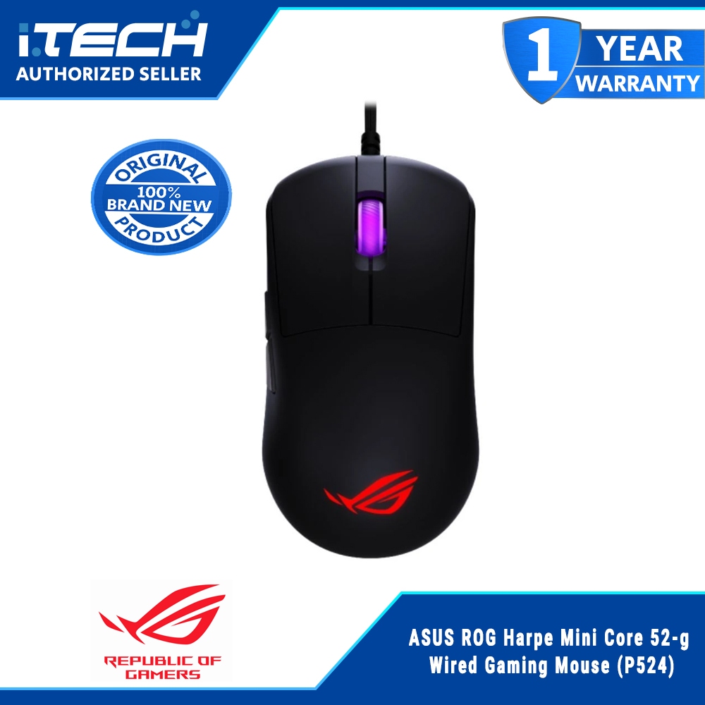 ASUS ROG Harpe Mini Core 52-g Wired Gaming Mouse (P524) | Shopee ...
