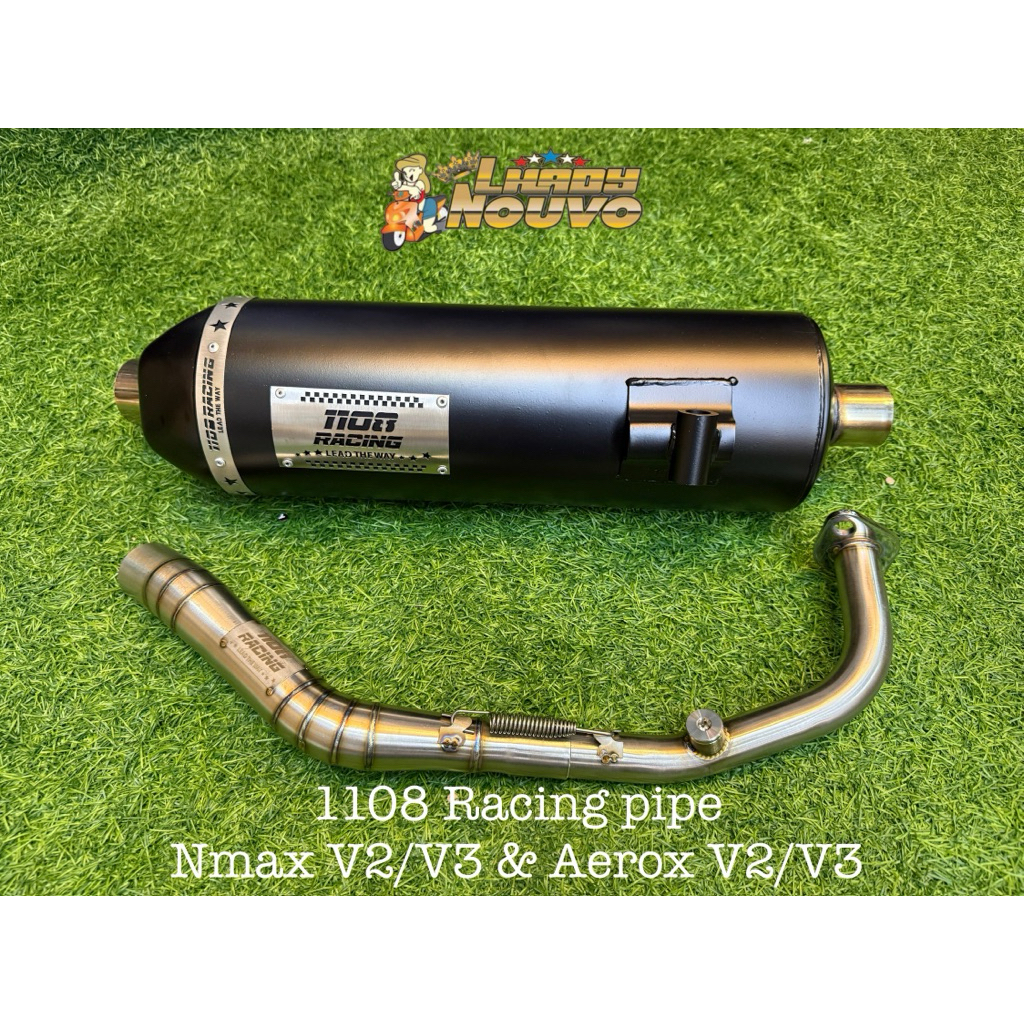 Smok 1108 racing pipe Nmax V2/V3 STD & Aerox V2/V3 STD | Shopee Philippines