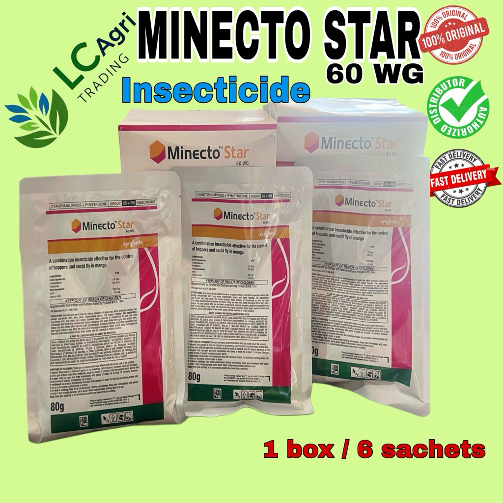 Minecto Star 60wg 1box(6x80g) by Syngenta | Shopee Philippines