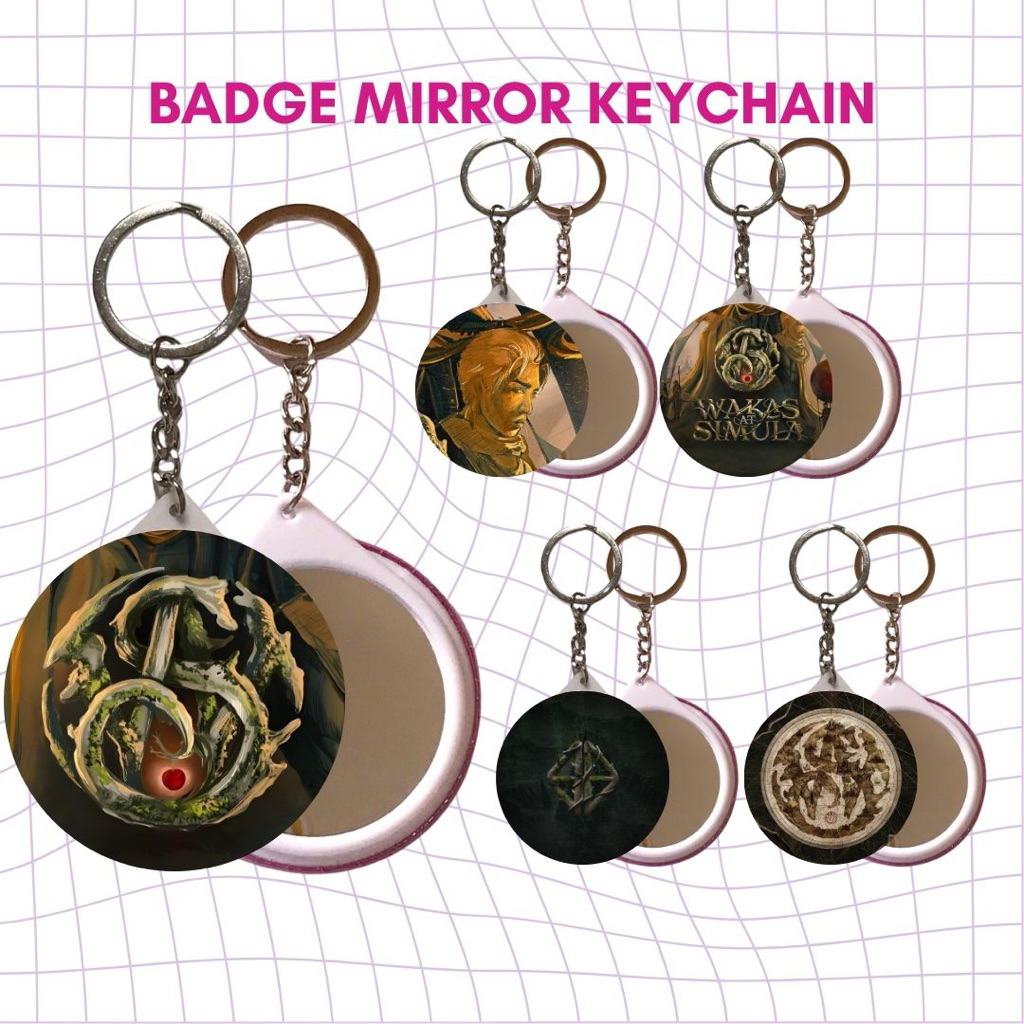 SB19 Mirror Keychains for ATIN fanmade concert merch Simula At Wakas ...