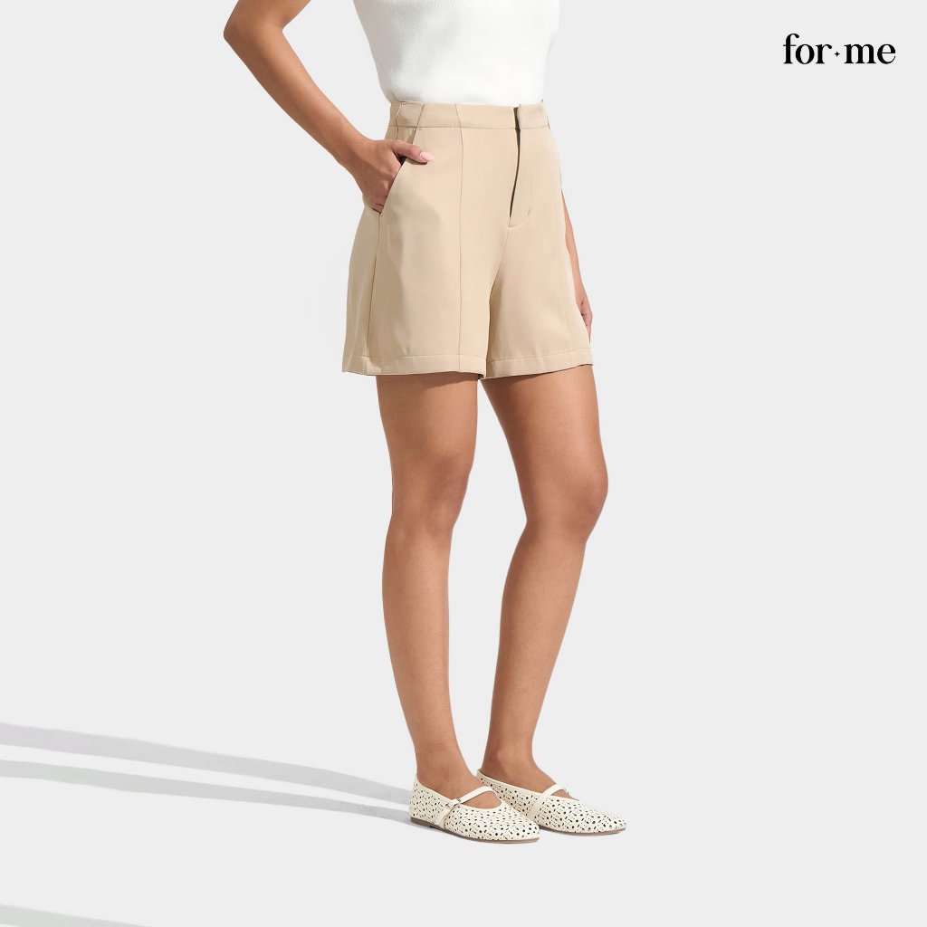 ForMe Shorts with Pintuck Detail For Women | Shopee Philippines
