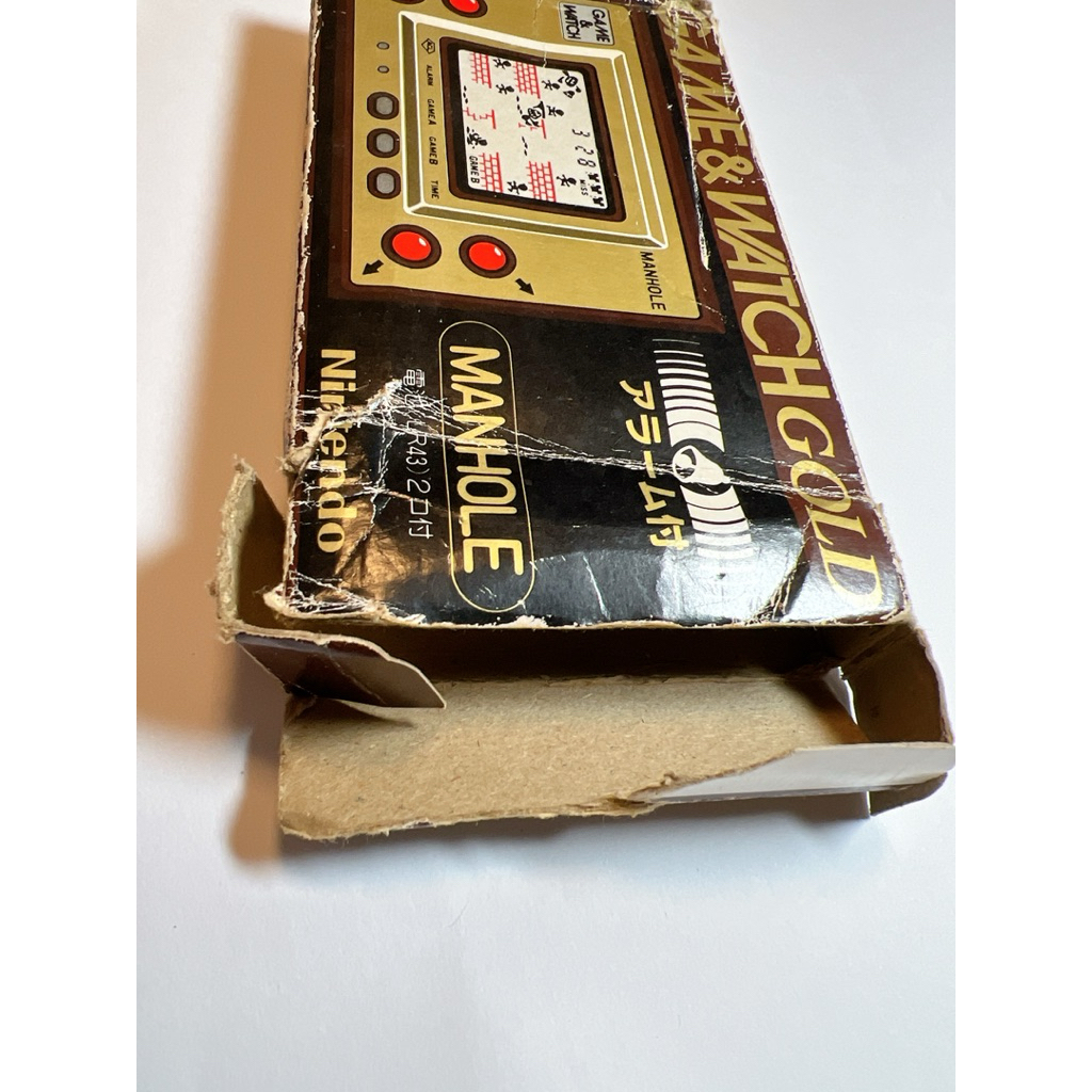 NINTENDO GAME AND & WATCH Manhole 1981 with the BOXRetro Vintage