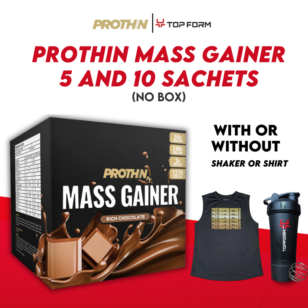 Prothin Mass Gainer 5 & 10 Sachets (NO BOX) | Shopee Philippines