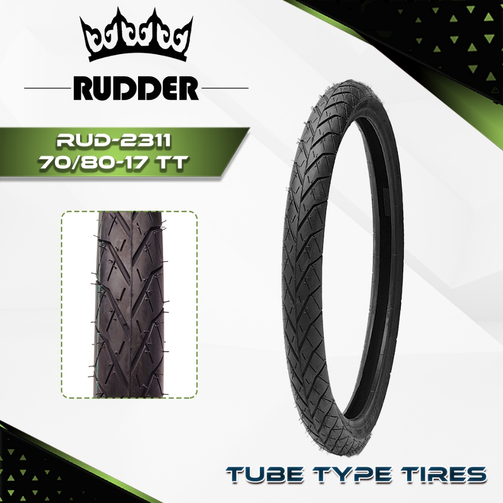 RUDDER Tubetype Tire | TubeType Pattern | Durable & Reliable Motorcycle ...