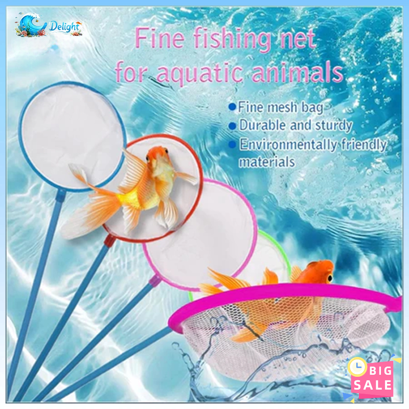 BBS Net Aquarium Fry Fish Net Good For Fry and Fish Colorful Round Fish ...