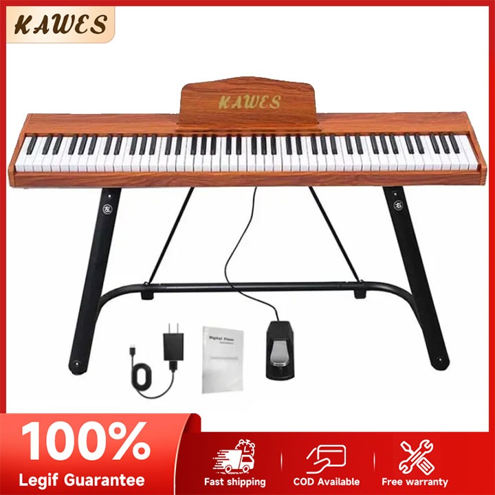 KAWES 88 Key Keyboard Weighted Action Electronic Keyboard Piano ...