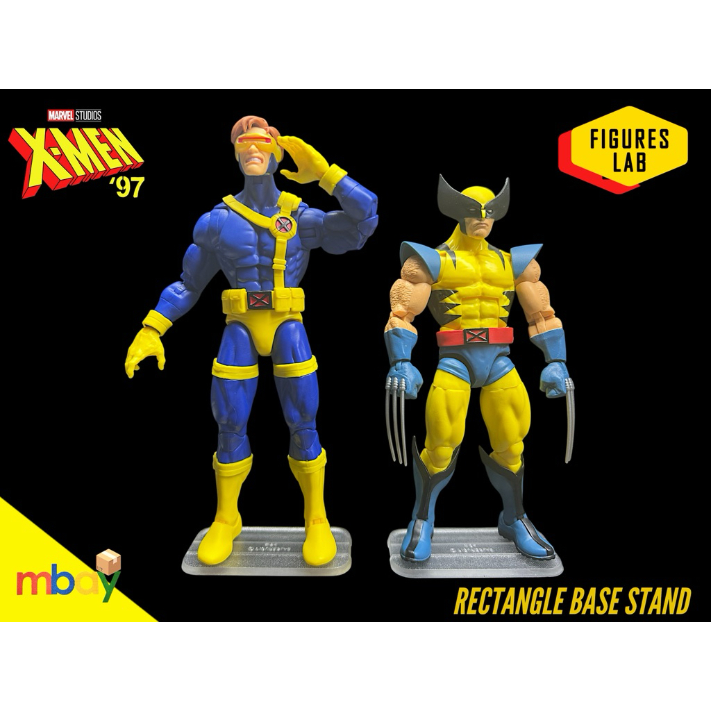 XMEN 97 Marvel Legends CLEAR RECTANGLE BASE STAND - Figureslab | Shopee ...