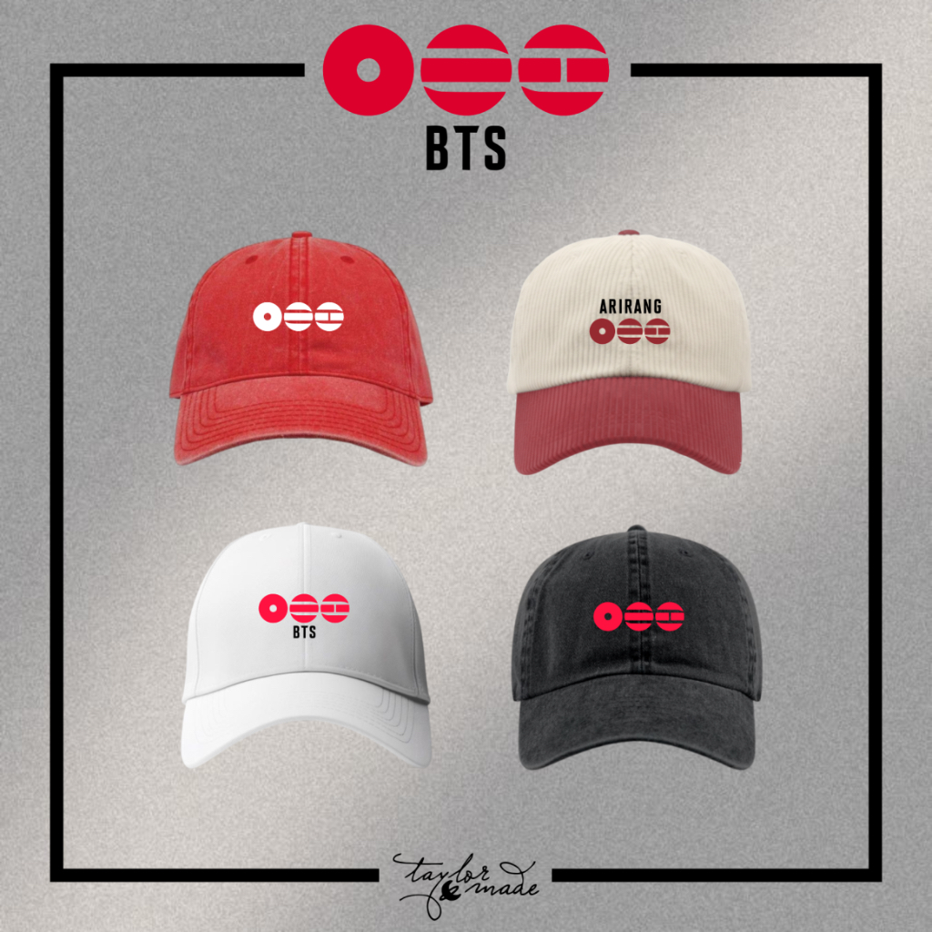 arirang-bts-cap-vintage-baseball-corduroy-cap-printed-shopee