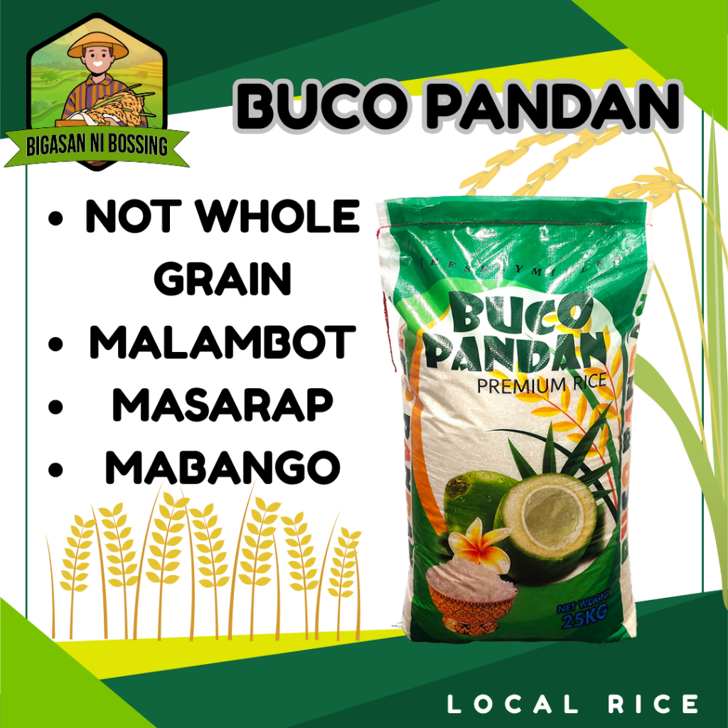 BUCO PANDAN RICE 5KG | Shopee Philippines