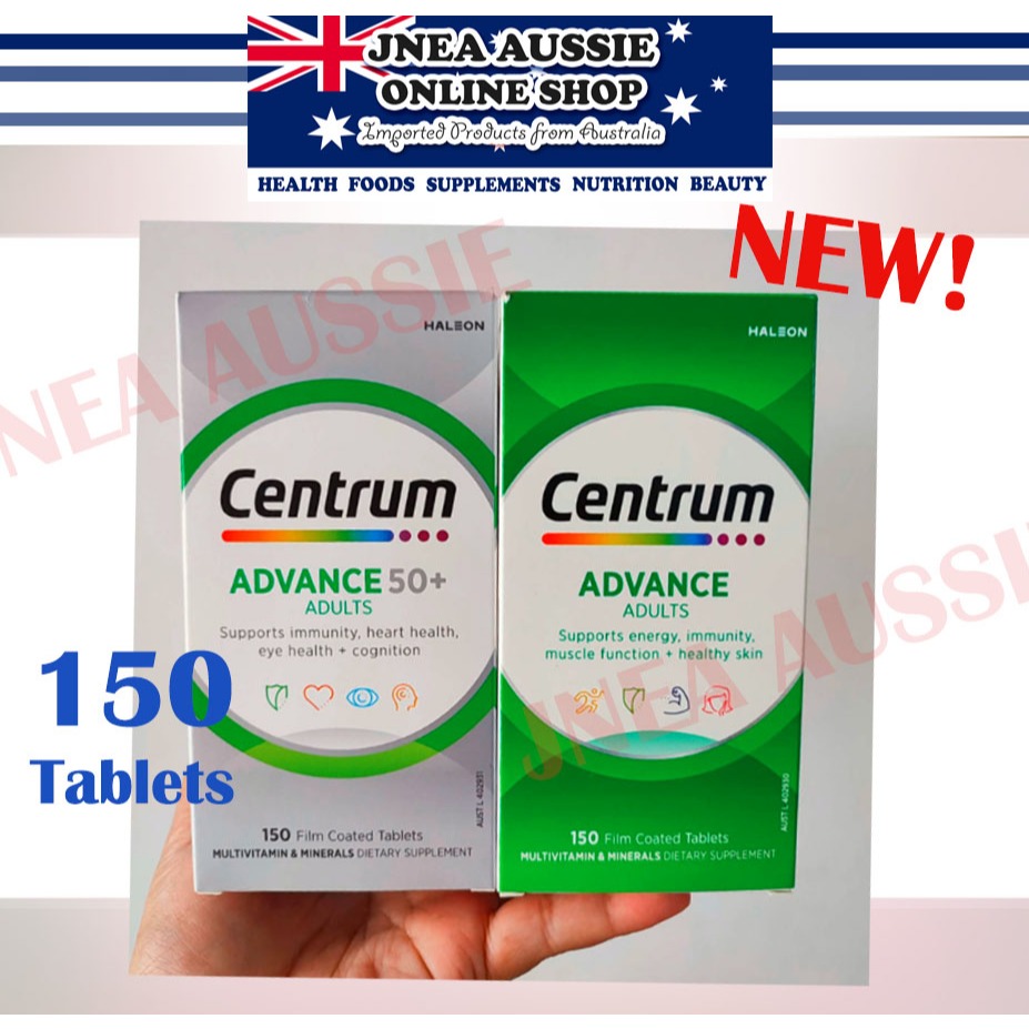 Centrum Advance / Centrum Advance 50 plus (150 Tablets) | Shopee ...
