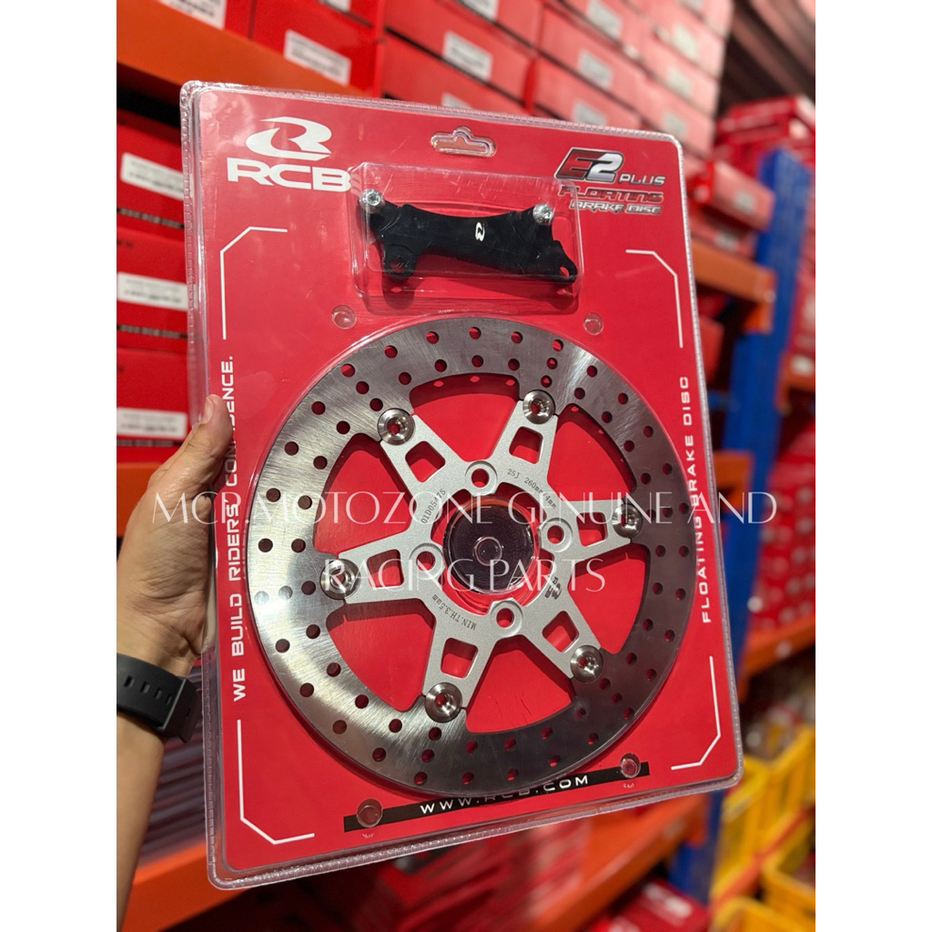 RCB E2 PLUS FLOATING BRAKE DISC 260mm Click/Beat - With Bracket (4HOLES ...