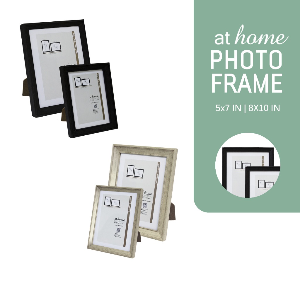 AT HOME Decor Frames Essential Jazz/Minimal Photo Frame – 5R 8R Picture ...