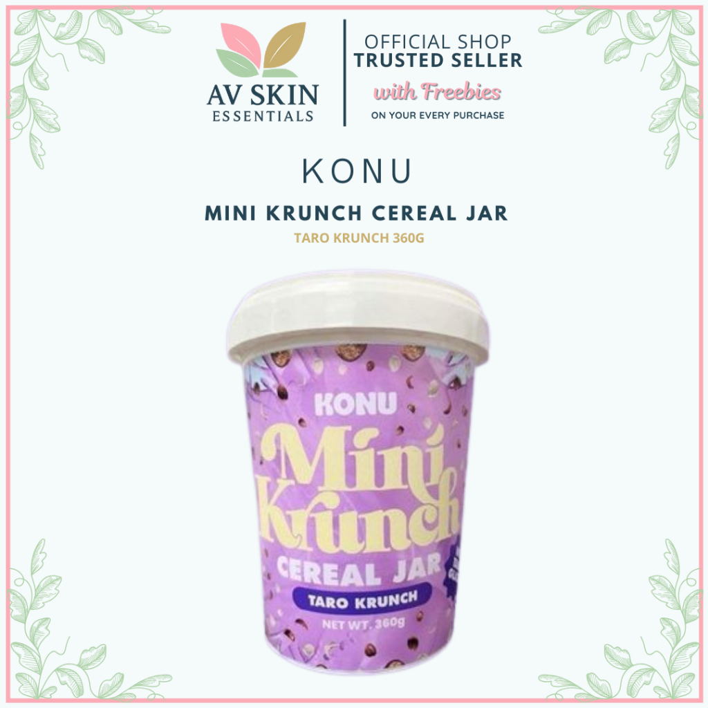 (COD) KONU Mini Krunch Taro Cereal Jar 360g | Shopee Philippines