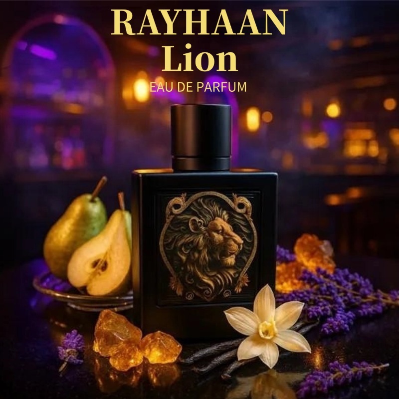 Rayhaan LION Cologne Perfume EDP for Man 100ML Long Lasting Wild Beast ...
