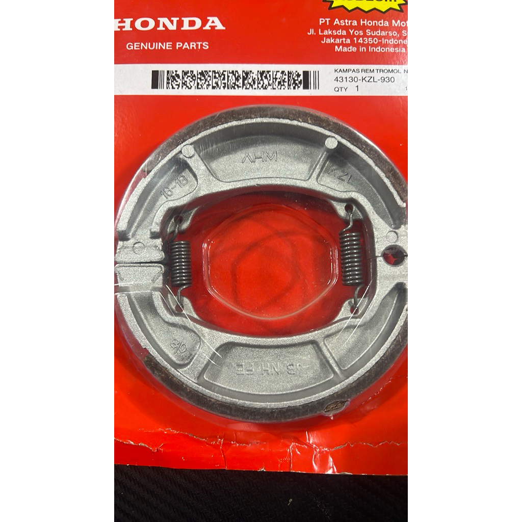 Honda Brake Shoe for Click 125/150 and Beat Fi – High Friction Material ...