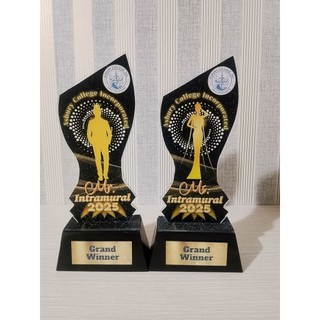 Customized Acrylic Pageant trophy/plaque for all events | Shopee ...