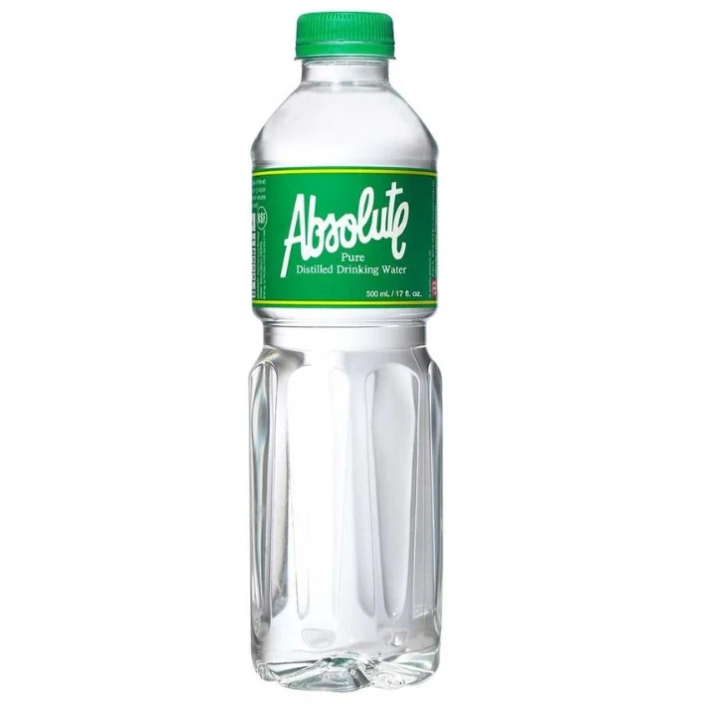 Absolute Pure Distilled Water 500ml | Shopee Philippines