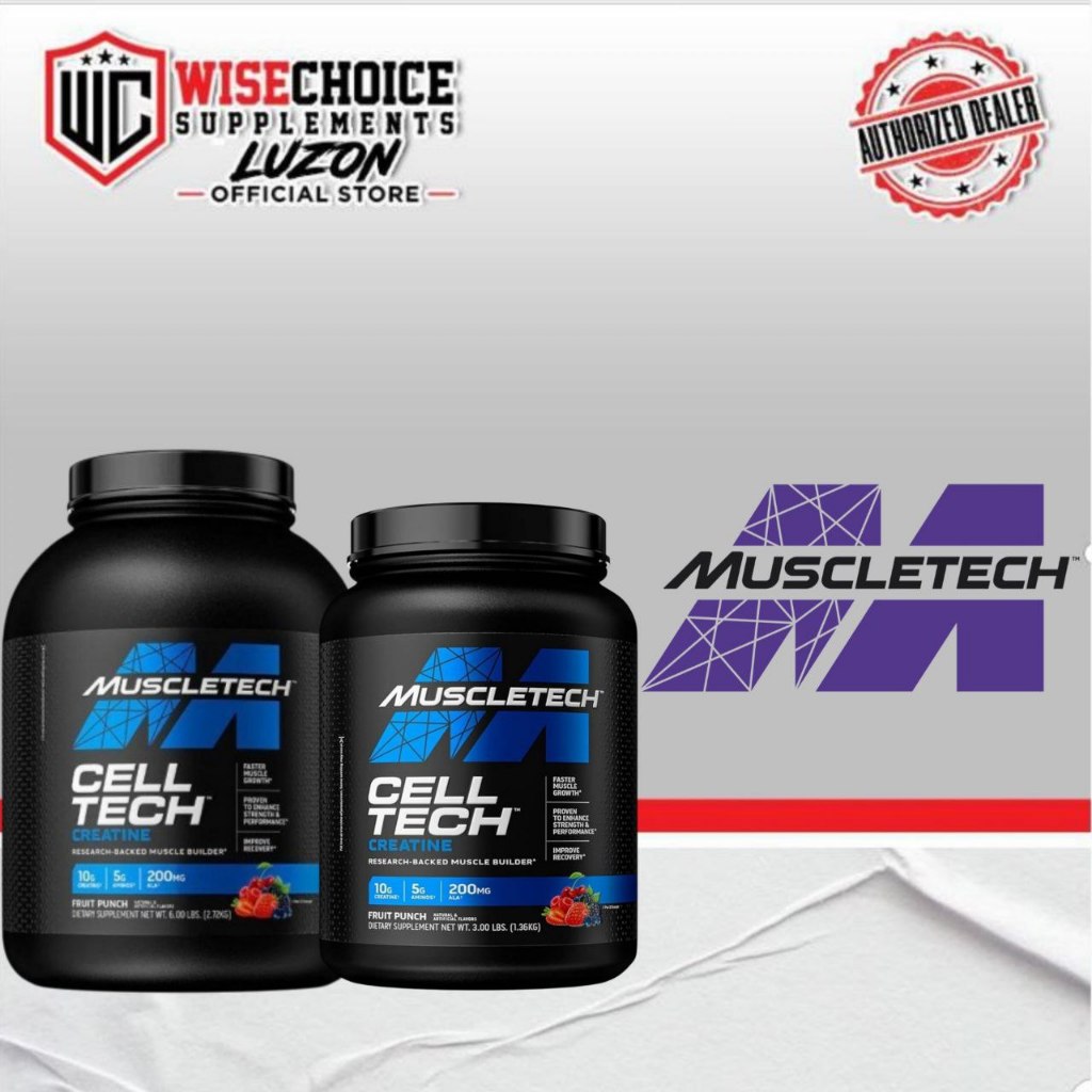 MUSCLETECH CELLTECH CREATINE RESEARCH BACKED MUSCLE BUILDER MUSCLE ...