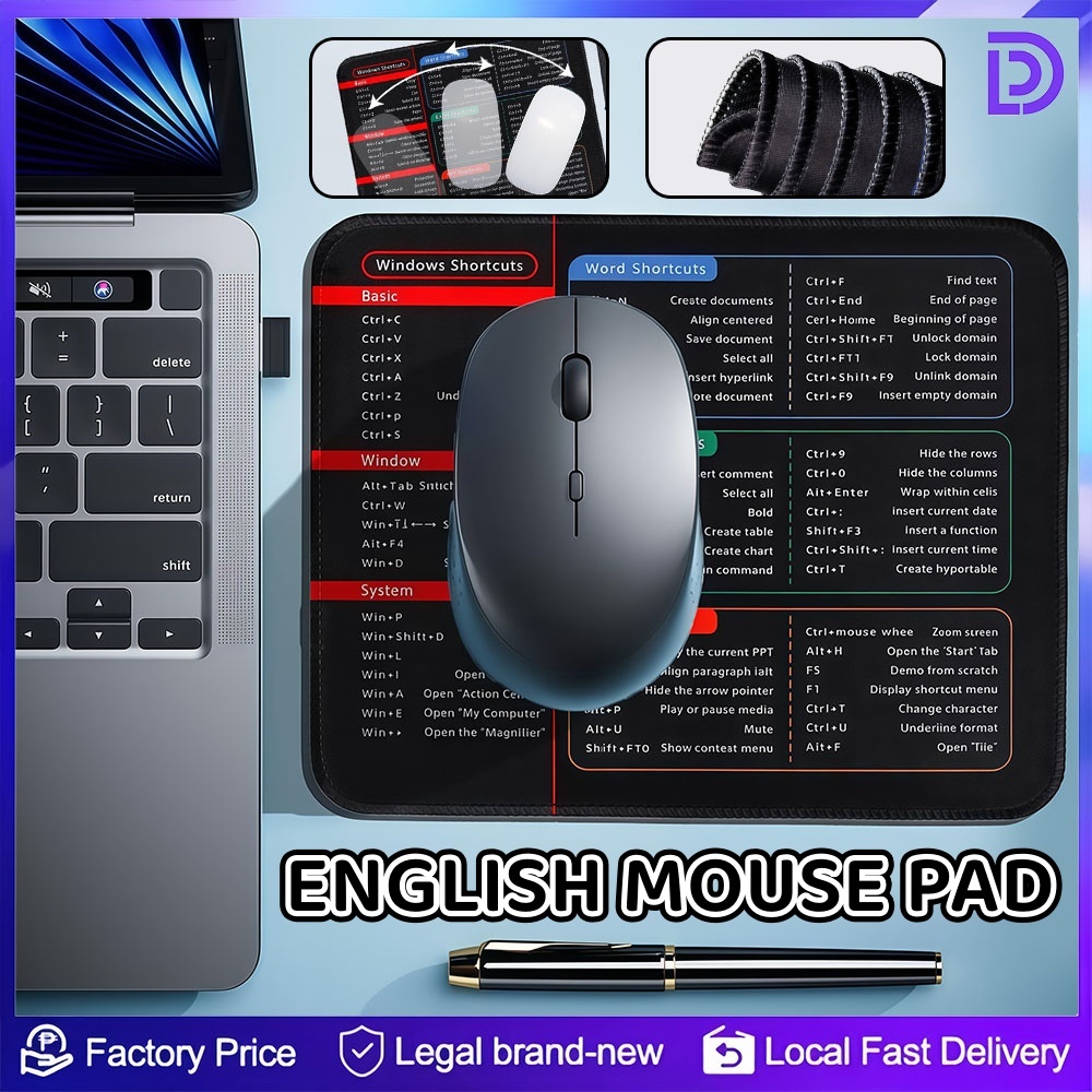 Shortcuts Mouse Pad Windows Excel Shortcut Reference Guide Office Home ...