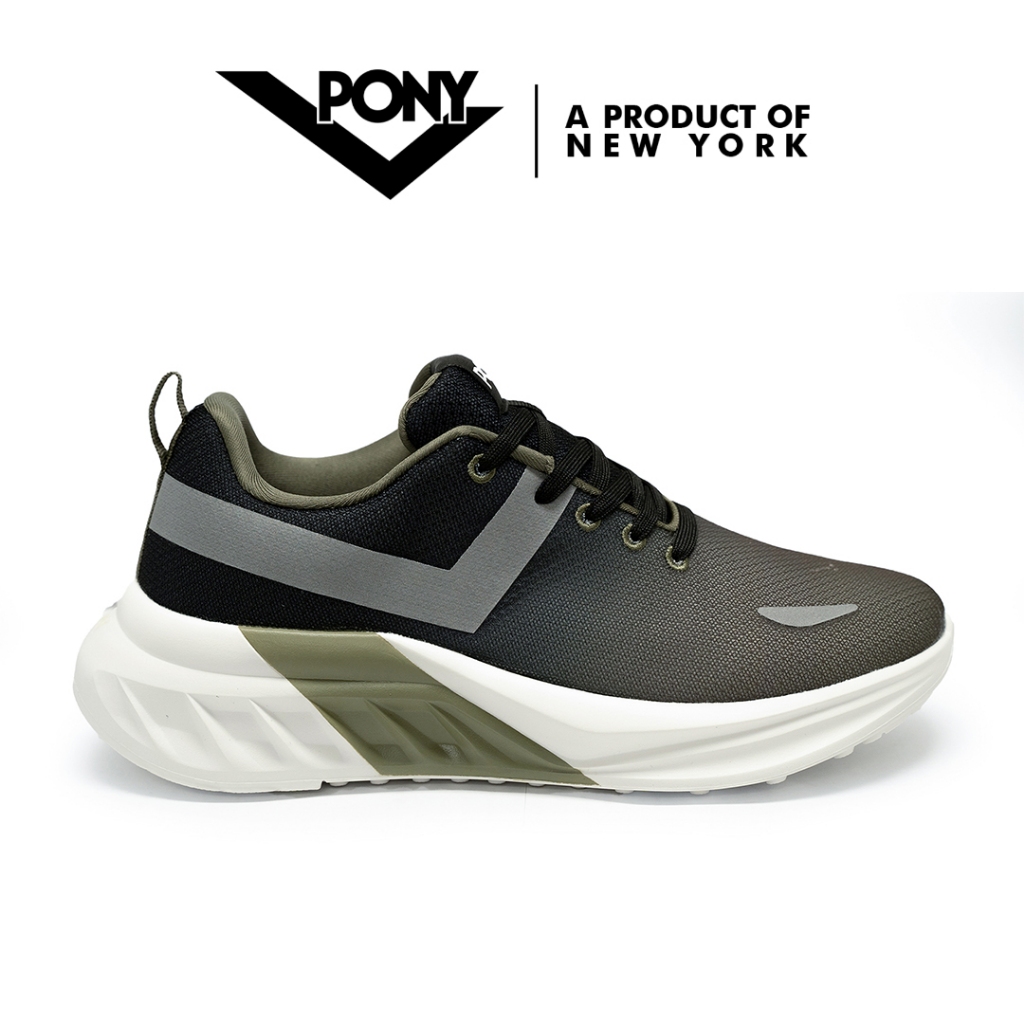Pony Men's - Stream (Olive/Black/Beige/Silver) | Shopee Philippines
