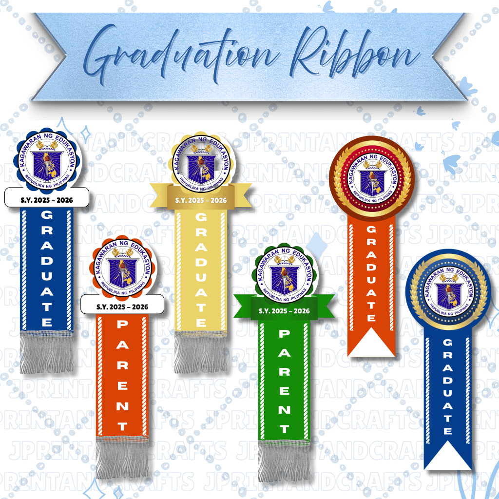Personalized Ribbon for Graduation, Moving up, Completer, Recognition ...
