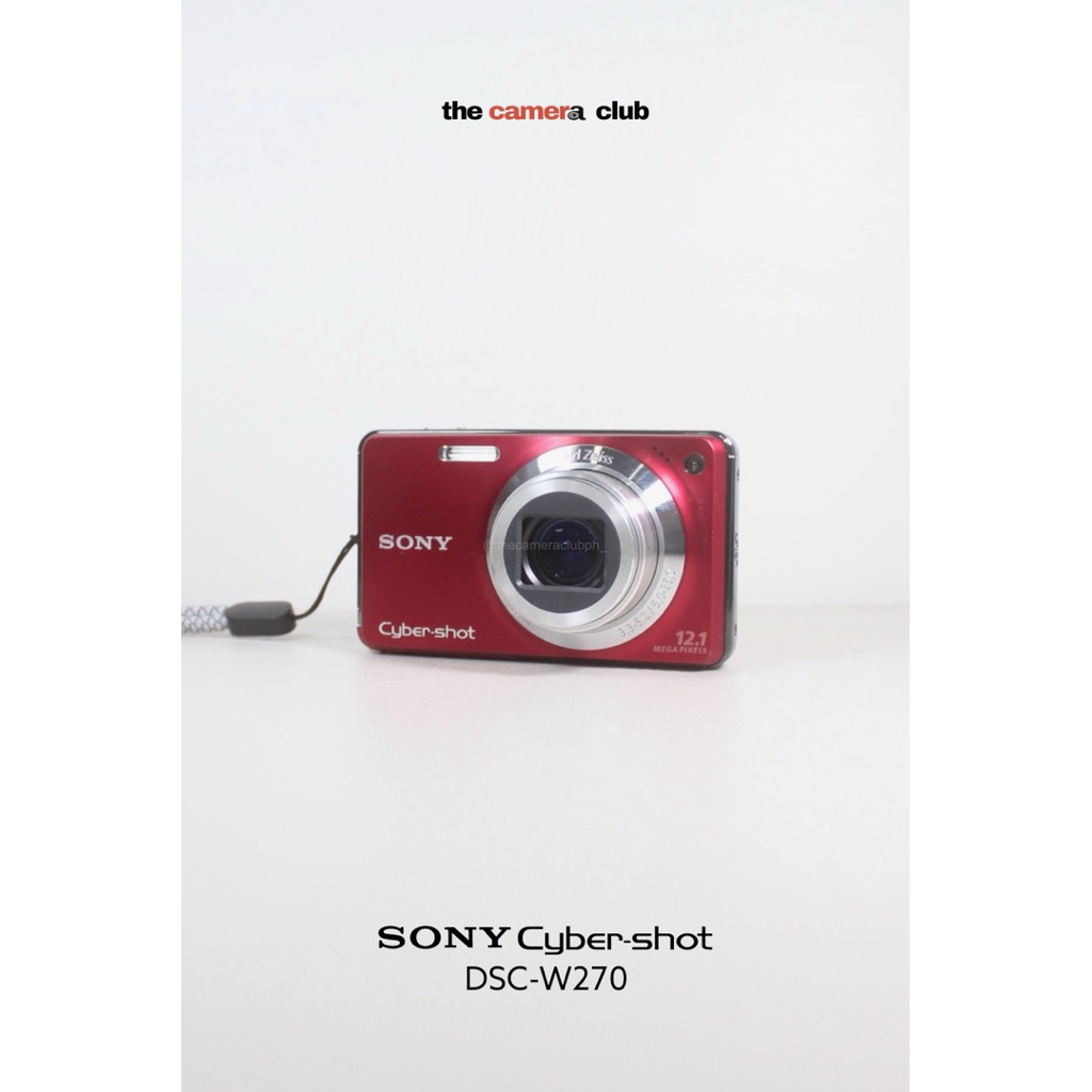Sony Cyber-shot DSC-W270 12.1 MP Digital Camera | Shopee Philippines