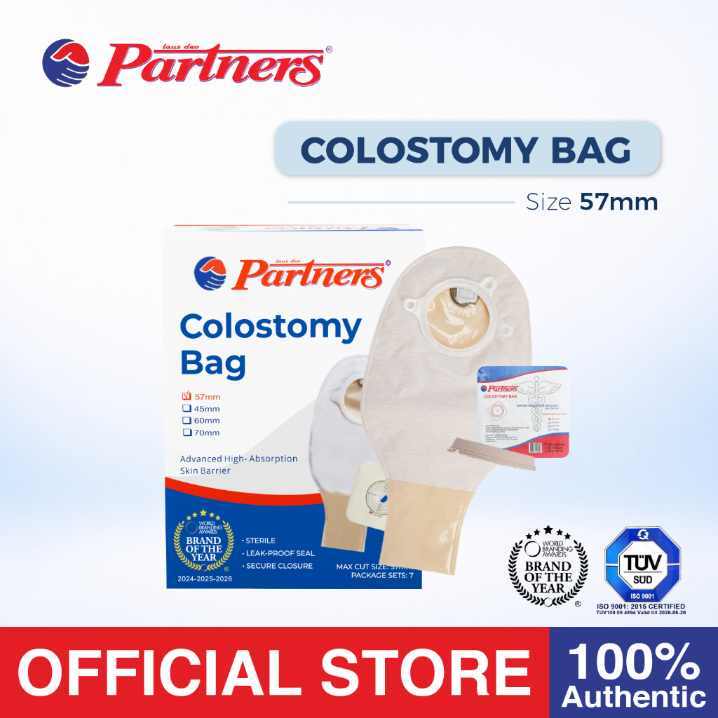 Partners Colostomy Bag 57mm - 1 Set | Shopee Philippines
