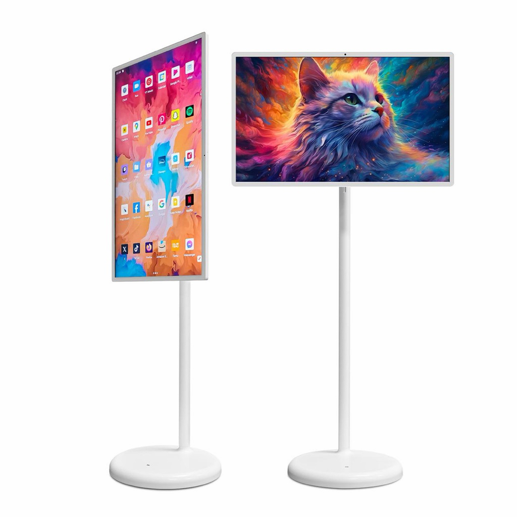 27-Inch Android Portable Smart Mobile TV with Stand | Shopee Philippines