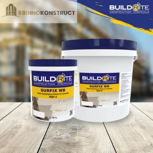 BUILDRITE SURFIX WB - Water Based Epoxy Primer and Sealer for Concrete ...