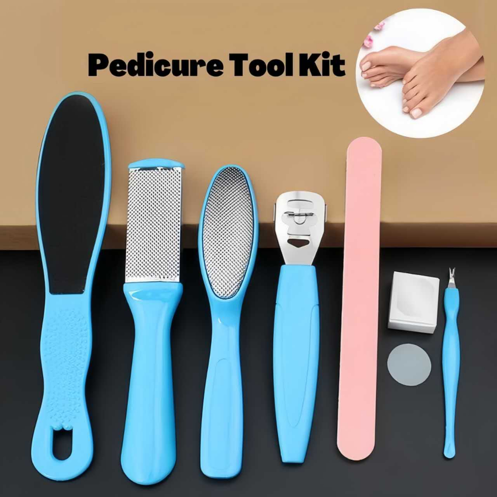 8Pcs Manicure Foot Care File Set Dead Hard Skin Callus Remover Scraper ...