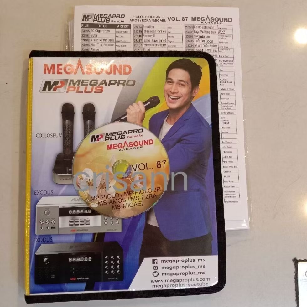 MEGAPRO PLUS SONGBOOK W/COMPLETE SONGLIST & CD VOLUME 87 | Shopee ...