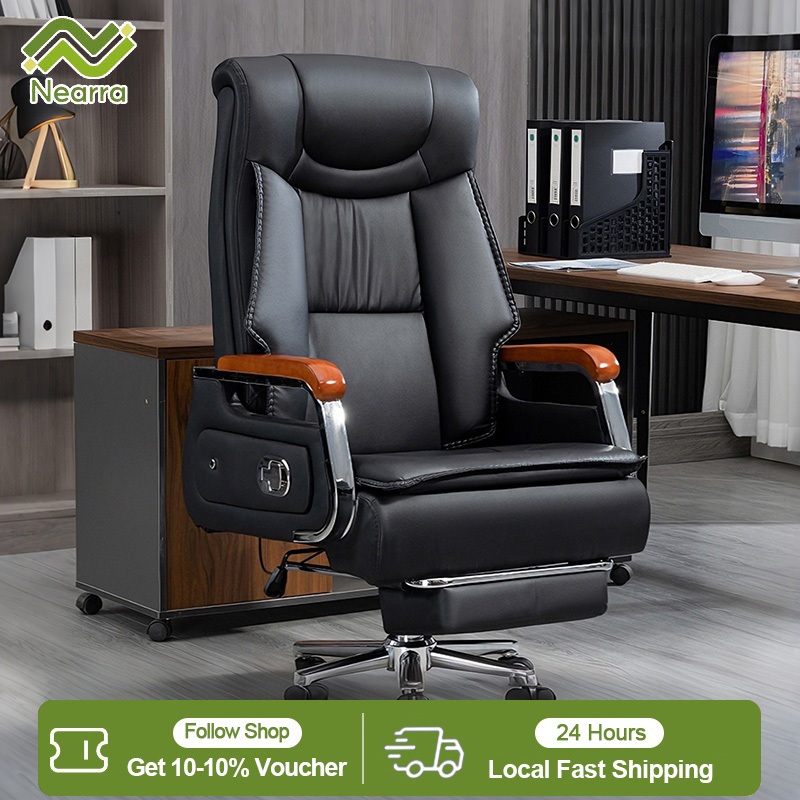 Nearra Boss Chair with Lift and Pedal Massage Office Computer Chair ...