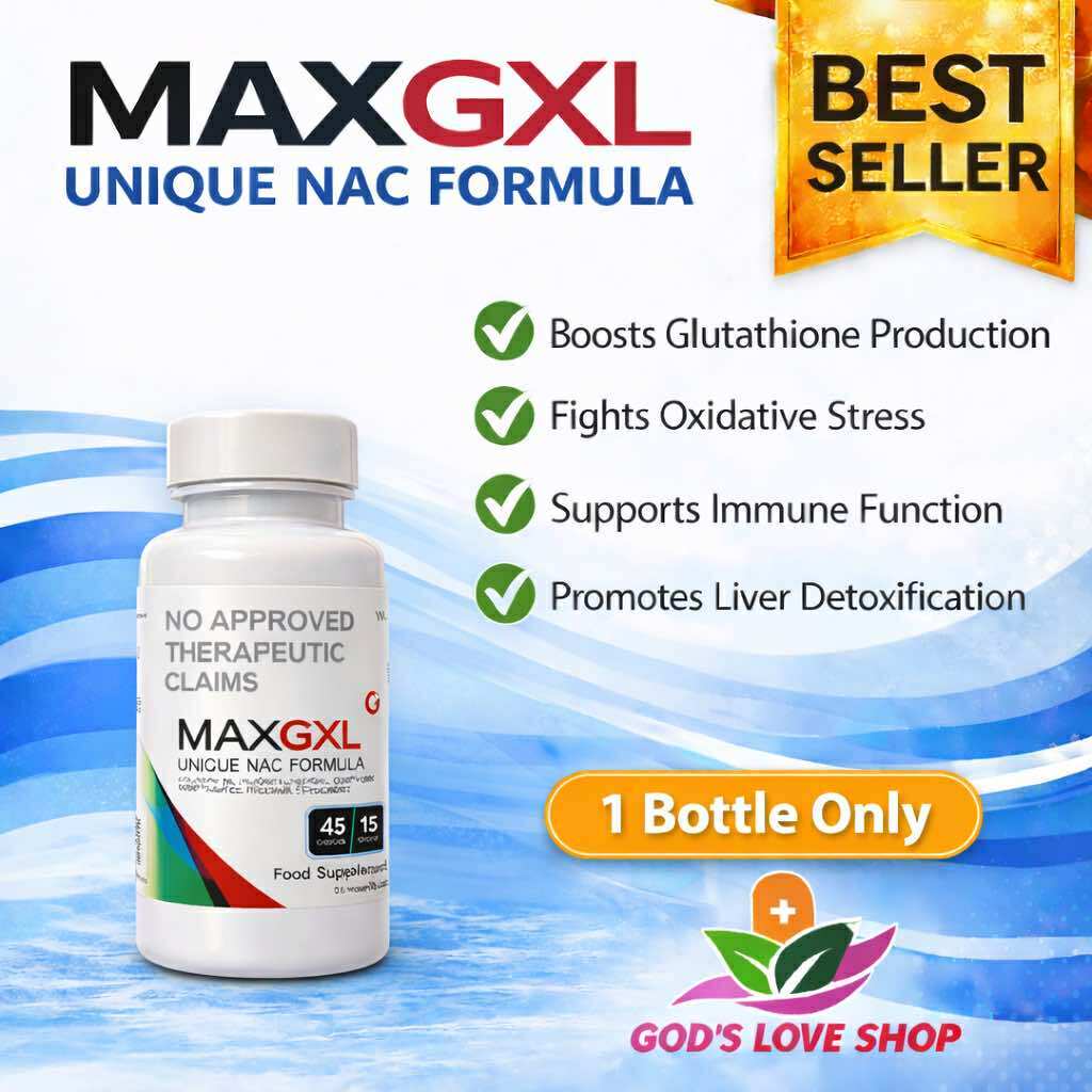 1 BOTTLE MAXGXL NAC ANTIOXIDANT SUPPLEMENT GLUTATHIONE DETOX LIVER AND PCOS SUPPORT