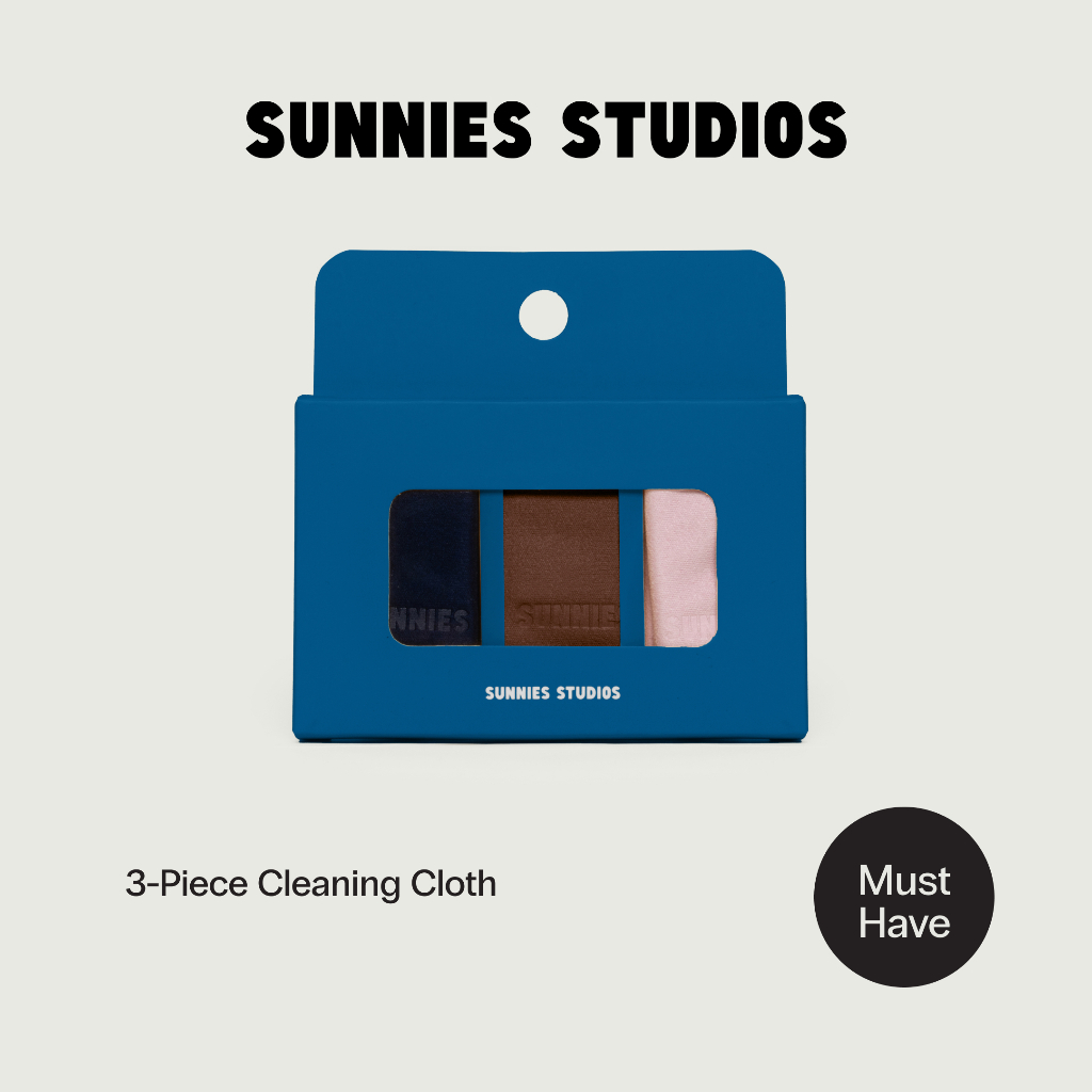 Sunnies Studios Cloth Trio (Reusable Microfiber Cleaning Cloth for ...