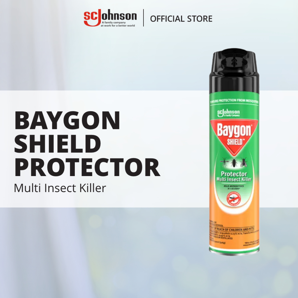 Baygon Shield Protector Multi-Insect Killer - 500ml | Shopee Philippines